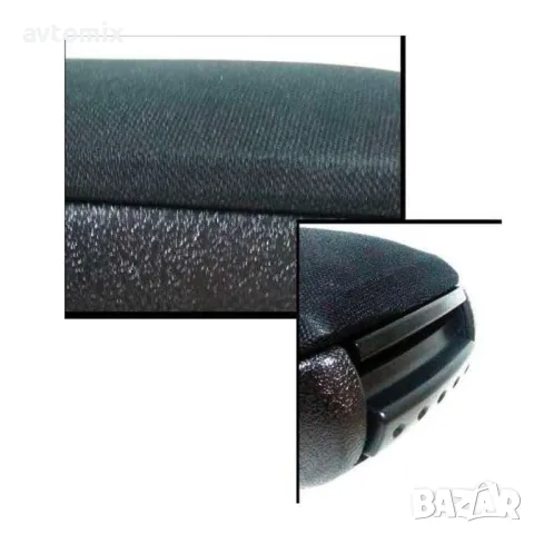 Подлакътник, Audi A4, B6, B7, 2000-2008 г., текстилен, черен, снимка 4 - Аксесоари и консумативи - 49841366