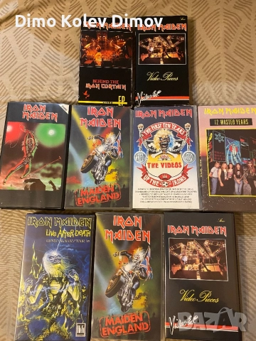 IRON MAIDEN VHS Колекция. Оригинали!