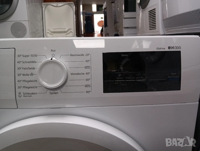 Като нова пералня Сименс Siemens IQ 300 IQ Drive 6кг А+++ с две години гаранция!, снимка 2 - Перални - 54232864