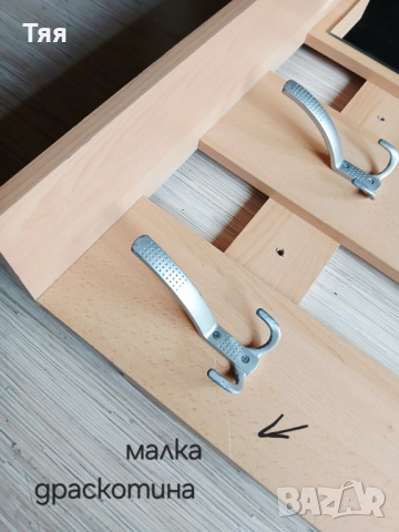 Портманто/закачалка с огледало за коридор, снимка 6 - Огледала - 52670421