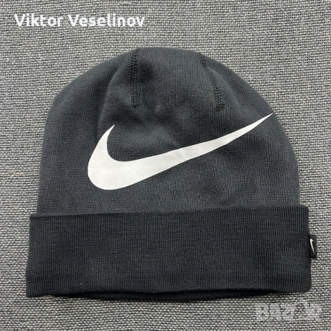 Nike Performance Шапка One Size Сива Swoosh Beanie