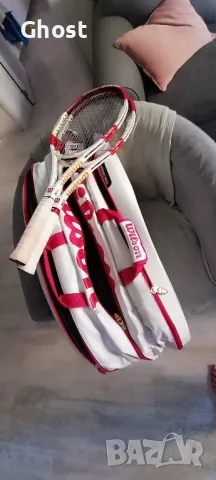 Wilson 2 бр. Pro Staff 95" (със сак Wilson 1914) - юбилейни 100 г., снимка 15 - Тенис - 48861202