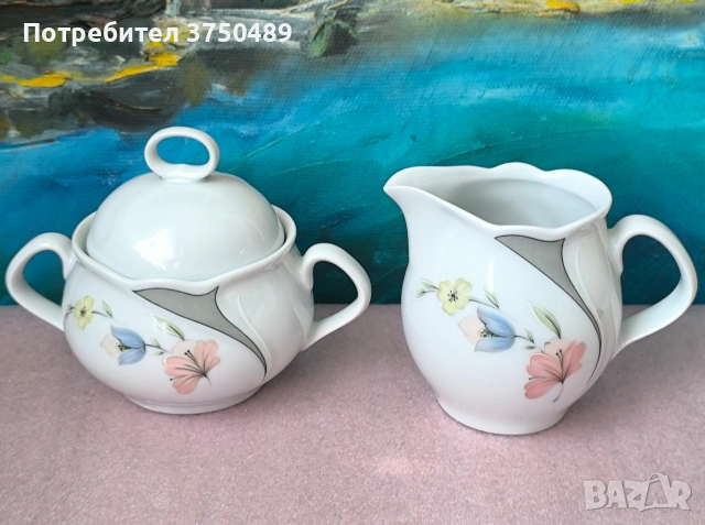 Захарница и каничка за мляко., снимка 5 - Сервизи - 54248327