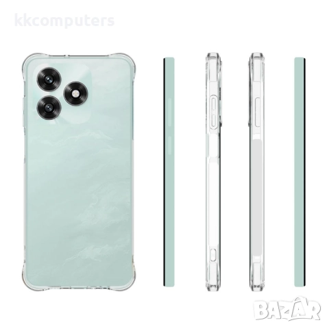 WANLONFENG Защитин TPU Калъф за Honor X5c Plus 4G / Honor X5c 4G - вкл. 2 броя Стъклени протектори, , снимка 3 - Калъфи, кейсове - 52629791