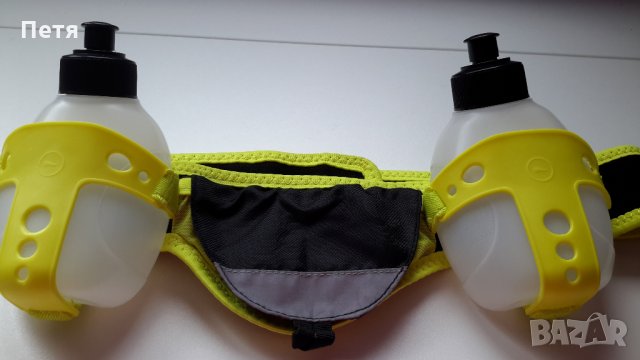 Колан за бягане Crivit / Спортен колан с 2 бутилки Crivit / Хидратиращ колан Crivit / бягаща чанта