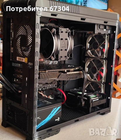 CUSTOM Настолен компютър и геймърски монитор 27inch. като НОВ ASUS VG279Q В, снимка 4 - Геймърски - 54270112