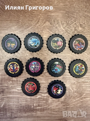 Покемон капачки Pokémon Tazos (Pogs), снимка 6 - Колекции - 51554062