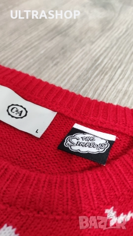 Homer Simpson L size Коледен пуловер The Simpsons , снимка 4 - Пуловери - 52677806