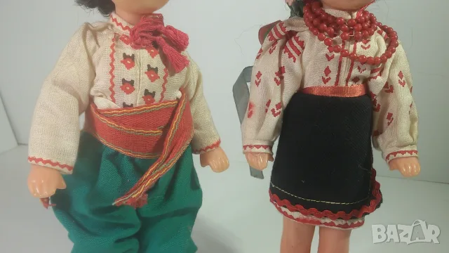 Две ретро кукли на момче и момиче, снимка 5 - Кукли - 56542114