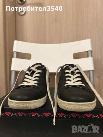 Дамски черни кецове Ecco, снимка 14 - Кецове - 51482015