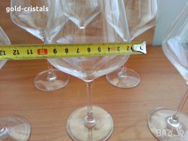  кристални чаши маркирани , снимка 3 - Чаши - 31273571