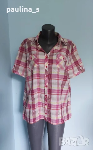 Пет различни броя / Памучна дамска риза / голям размер , снимка 3 - Ризи - 51218158