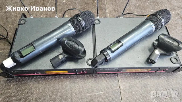 Безжична микрофонна система SENNHEISER EW100 G3, снимка 6 - Микрофони - 48365909
