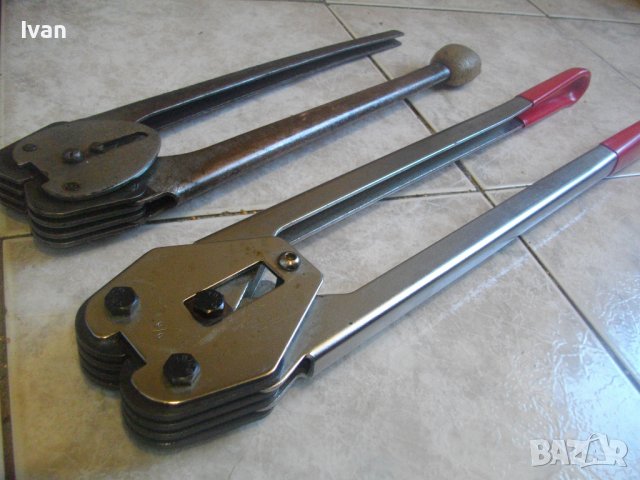 Нови Немски Чембер Клещи За Метални Ленти/Ползвани Български Соц Чембер Клещи За Метални Ленти