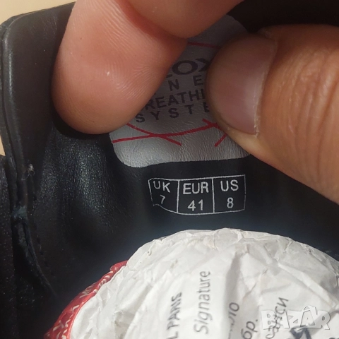 кожени обувки Geox NEBULA A номер 41, снимка 9 - Ежедневни обувки - 51895379