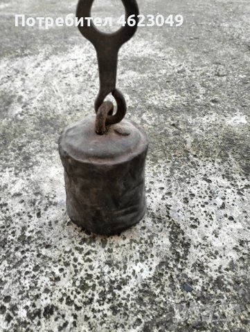 Стар топуз за османски кантар, снимка 2 - Антикварни и старинни предмети - 53042738