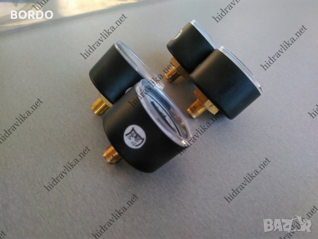 Манометър WIKA - Ф40 (аксиален), снимка 2 - Резервни части за машини - 30977173