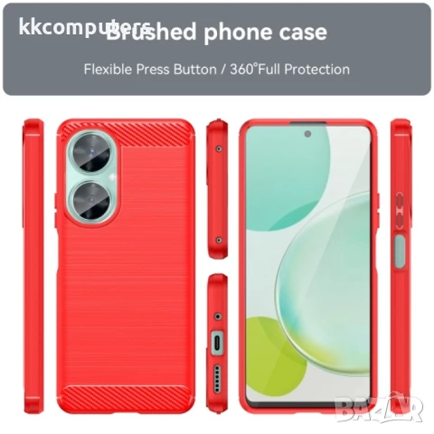 Huawei nova 11i Удароустойчив Carbon Fiber Калъф и Протектор, снимка 14 - Калъфи, кейсове - 50659507
