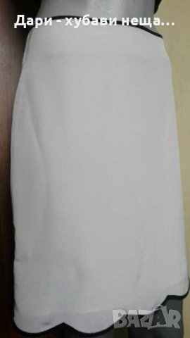 Бяла пола с черни биета🍀❤S/M,M❤🍀арт.1098, снимка 2 - Поли - 36685070