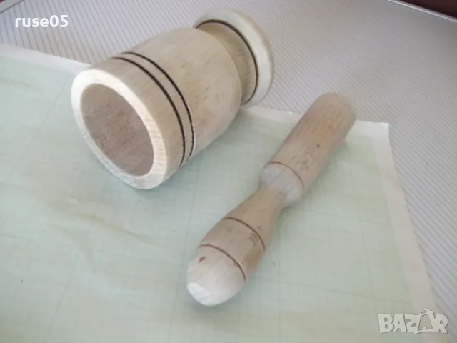 Хаванче дървено с чукало, снимка 7 - Аксесоари за кухня - 56103493