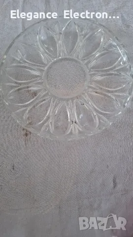 Стъклена бонбниера 18см., снимка 2 - Декорация за дома - 50190784