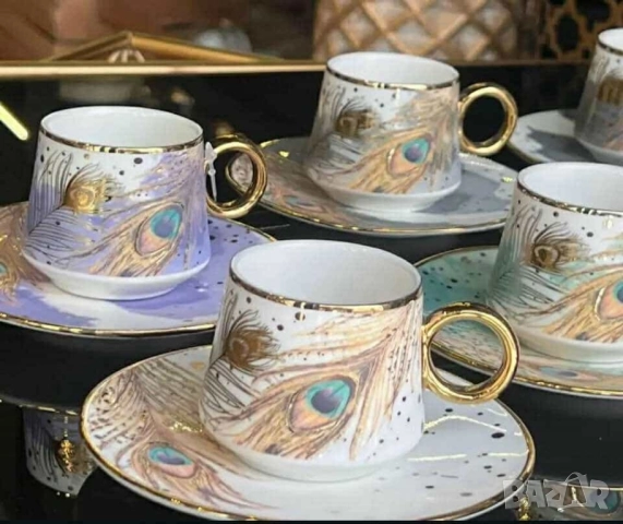 Луксозен сервиз за кафе – елегантност, която превръща всяка глътка в ритуал, снимка 9 - Сервизи - 52022761