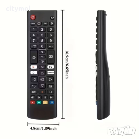 Дистанционно за Smart TV LG LG серии UP, OLED, QNED, NanoCell ​, снимка 5 - Дистанционни - 51975972