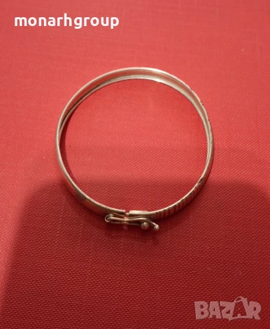 Сребърна гривна, снимка 2 - Гривни - 50491156