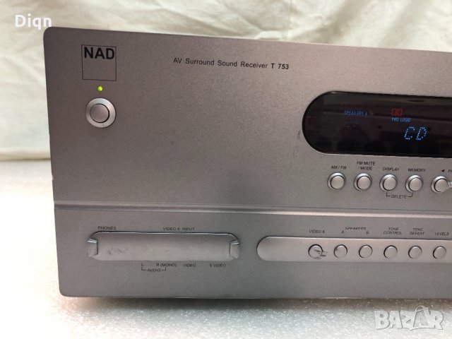 Nad T-753, снимка 2 - Ресийвъри, усилватели, смесителни пултове - 31617196