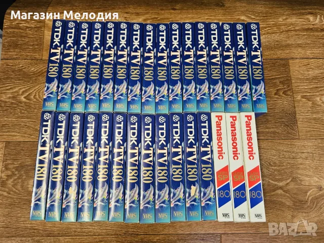 Видеокасети VHS TDK и Panasonic (180 мин.) – Отлично състояние!, снимка 5 - Плейъри, домашно кино, прожектори - 55830473