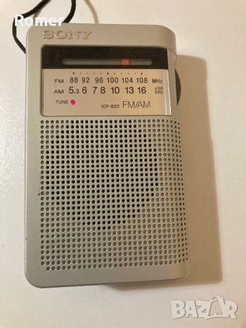 Портативен радио приемник SONY ICF-S22, снимка 2 - Радиокасетофони, транзистори - 53179202