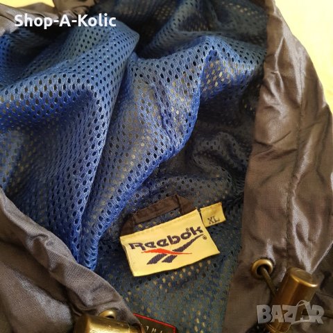 Original Vintage 90's REEBOK ATHLETIC DEPT Shell Half Zip Hooded Windstopper Jacket , снимка 6 - Якета - 38599320