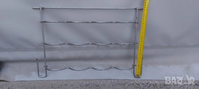 метални рафтове за бутилки на хладилник 