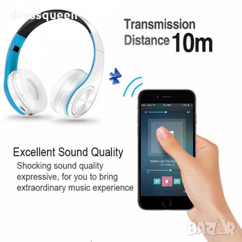 660 Bluetooth Слушалки с мошщен бас и слот за карта памет, снимка 2 - Bluetooth слушалки - 30256136