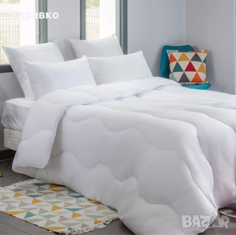 Blanrêve - Лека и дишаща синтетична завивка - Антиакарна 140 х 200см!, снимка 5 - Олекотени завивки и одеяла - 42378966