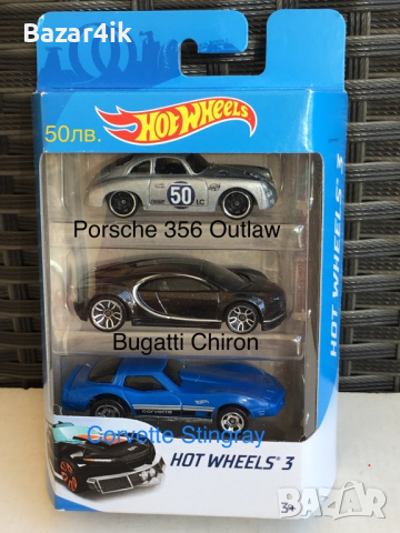 Hot Wheels 6бр. 3-ки неотваряни, снимка 2 - Колекции - 44927332