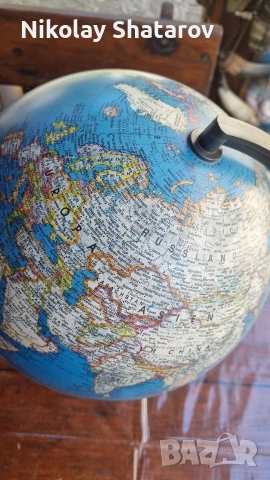 Лампа глобус , снимка 4 - Настолни лампи - 53911609
