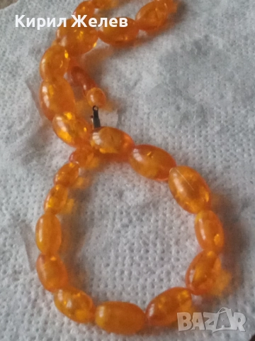 Колие от кехлибар 52712, снимка 6 - Колиета, медальони, синджири - 52866746