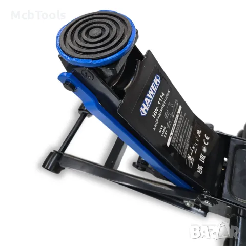 Нископрофилен крик крокодил 3,5 тона с педал 75 – 510 ММ HAWEK, снимка 5 - Други инструменти - 50028625