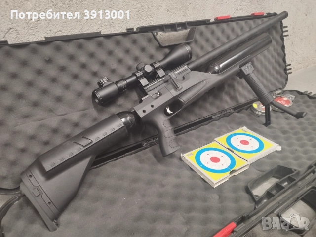 Въздушна пушка Kral Arms 7.62 и Snowpeak M25 9мм, снимка 8 - Въздушно оръжие - 52594927