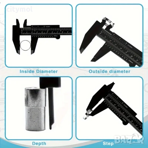 Шублер , 150 мм, снимка 3 - Измервателни инструменти - 51609327