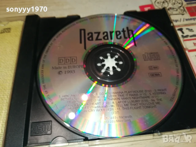 NAZARETH CD 1507251008, снимка 4 - CD дискове - 51024386