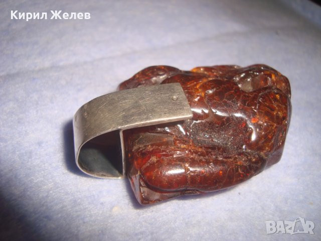 НАД 27000 ОБЯВИ - За ВСЕКИ по НЕЩО! ОГРОМЕН 100% НАТУРАЛЕН БАЛТИЙСКИ КЕХЛИБАР в СРЕБЪРЕН ОБКОВ 27199, снимка 13 - Колиета, медальони, синджири - 36827949