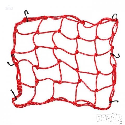 Мрежа за мотор, багажник, каска, АТВ, с подвижни куки, 35*40см, снимка 6 - Аксесоари и консумативи - 40020375