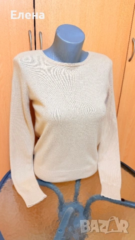 Пуловер Indiska 100% Kaшмир Размер S/XS, снимка 4 - Блузи с дълъг ръкав и пуловери - 54274211