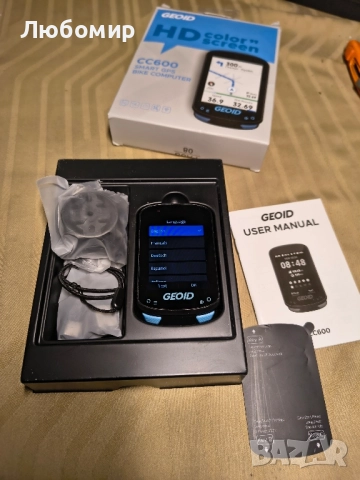 GEOID CC600 Велосипеден/Колоездещ компютър с цветен екран, безжичен - навигация по маршрут , снимка 2 - Велосипеди - 52280964