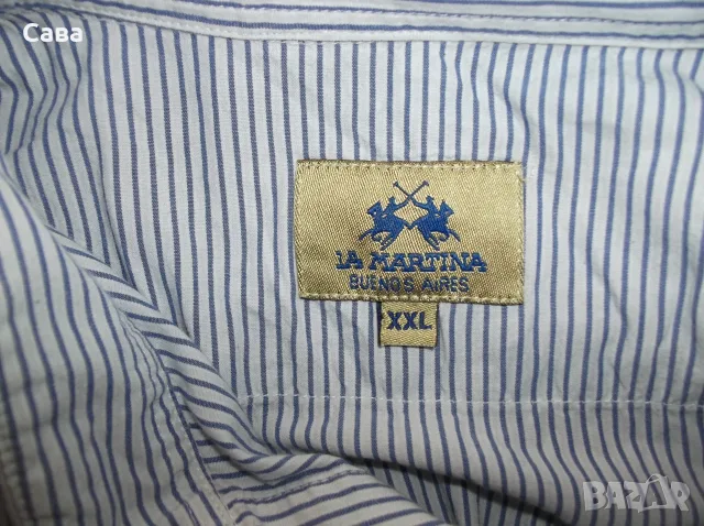 Ризи LA MARTINA, LERROS  мъжки,2ХЛ, снимка 7 - Ризи - 56061067