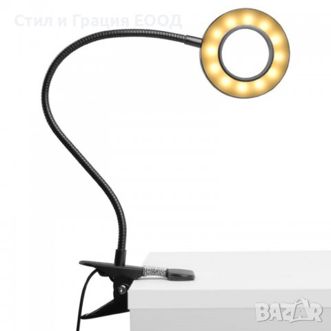 Лампа LED Black Shake Ring - настолна - черна, снимка 7 - Друго оборудване - 38063664
