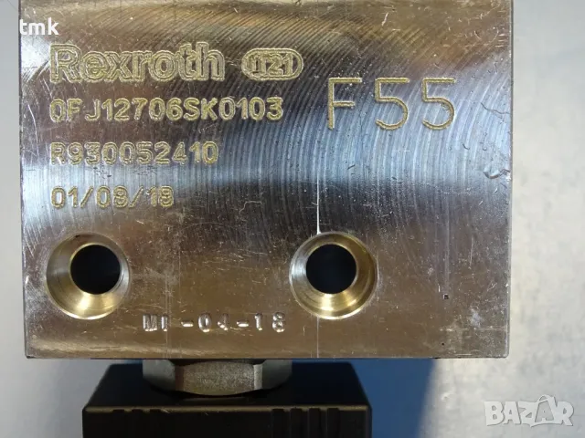 Хидравличен вентил Rexroth OF J12706SK0103 F55 oil control valve 24VDC, снимка 6 - Резервни части за машини - 49764193