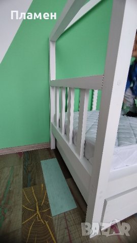 Детско легло тип къщичка Монтесори , снимка 5 - Мебели за детската стая - 42798202